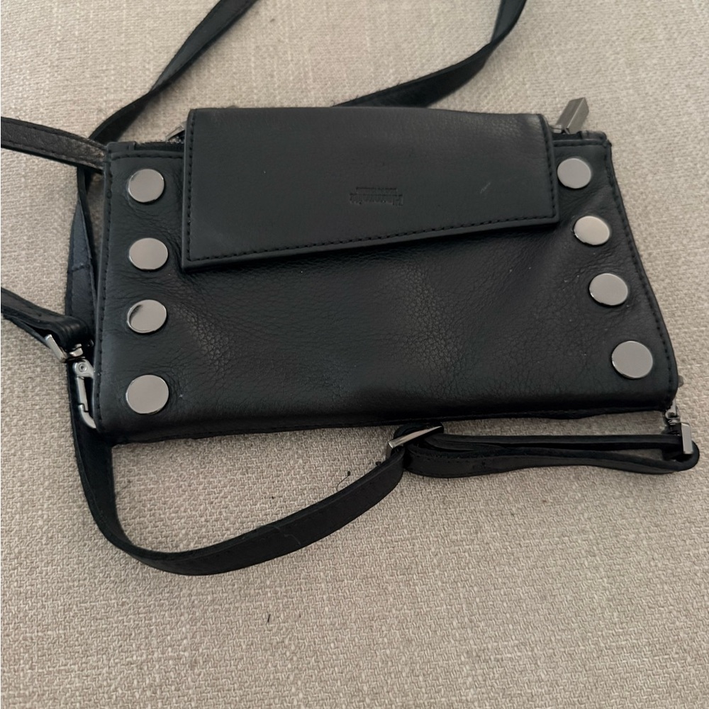 Hammitt Levy Black wallet clutch, gunmetal - Picture 9 of 10